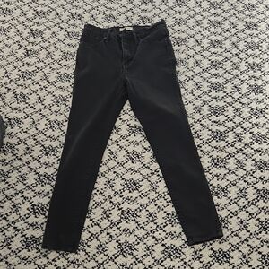 Madewell Black Skinny Jeans